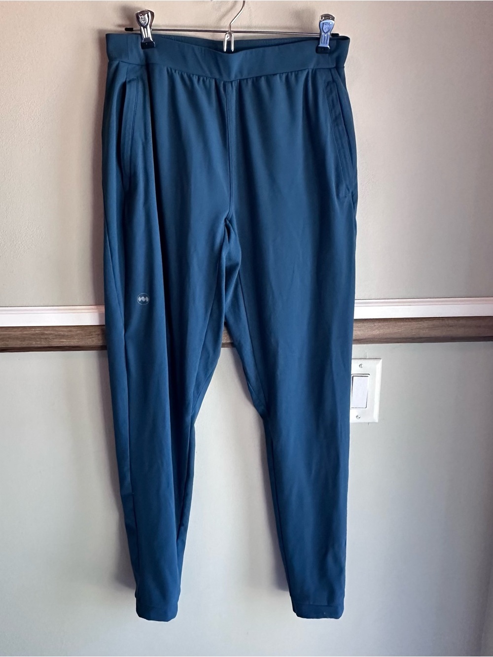Janji Mercury Knit Jogger Pants Run Everywhere Teal Blue